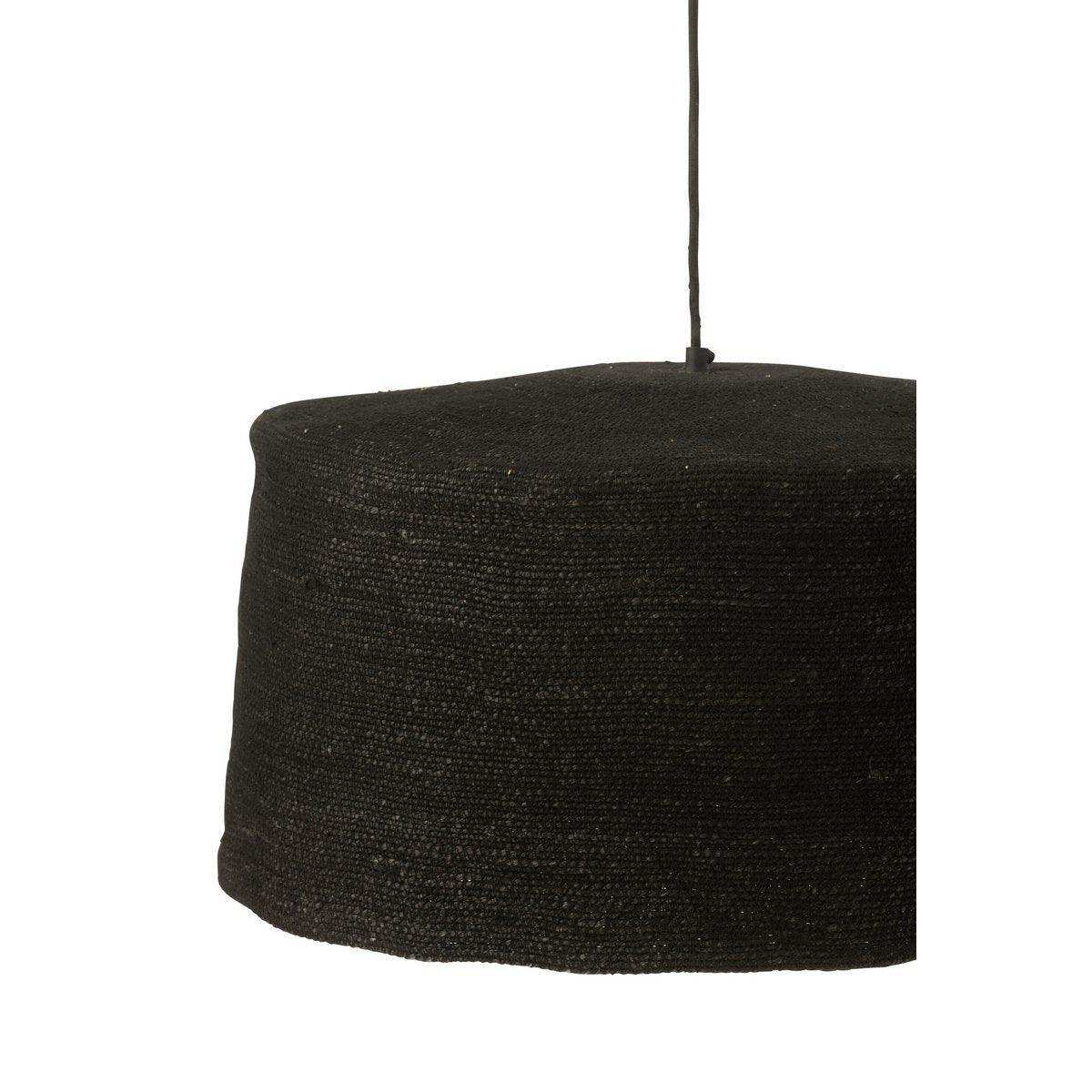 3er Set Hängelampe Moonj Natur Gras Schwarz Hängeleuchte - HomeDesign Knaus