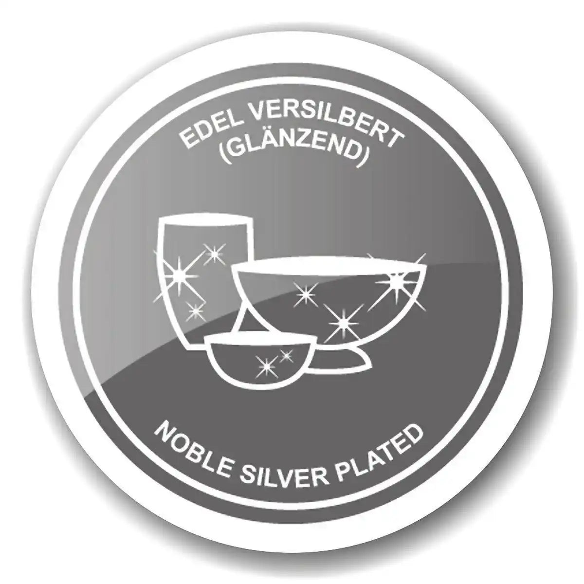 3er Set Vorlegeset Forma edel versilbert, Käsemesser, Buttermesser, Vorlegegabel - HomeDesign Knaus