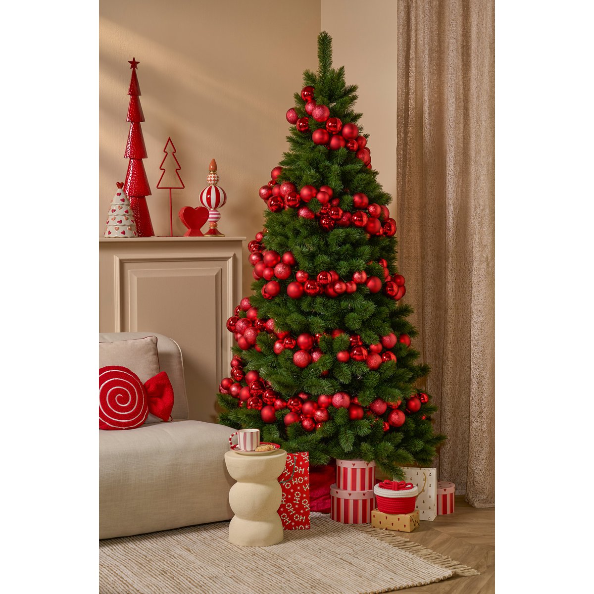 Künstlicher Weihnachtsbaum Slim – H230 x Ø117 cm – Grün
