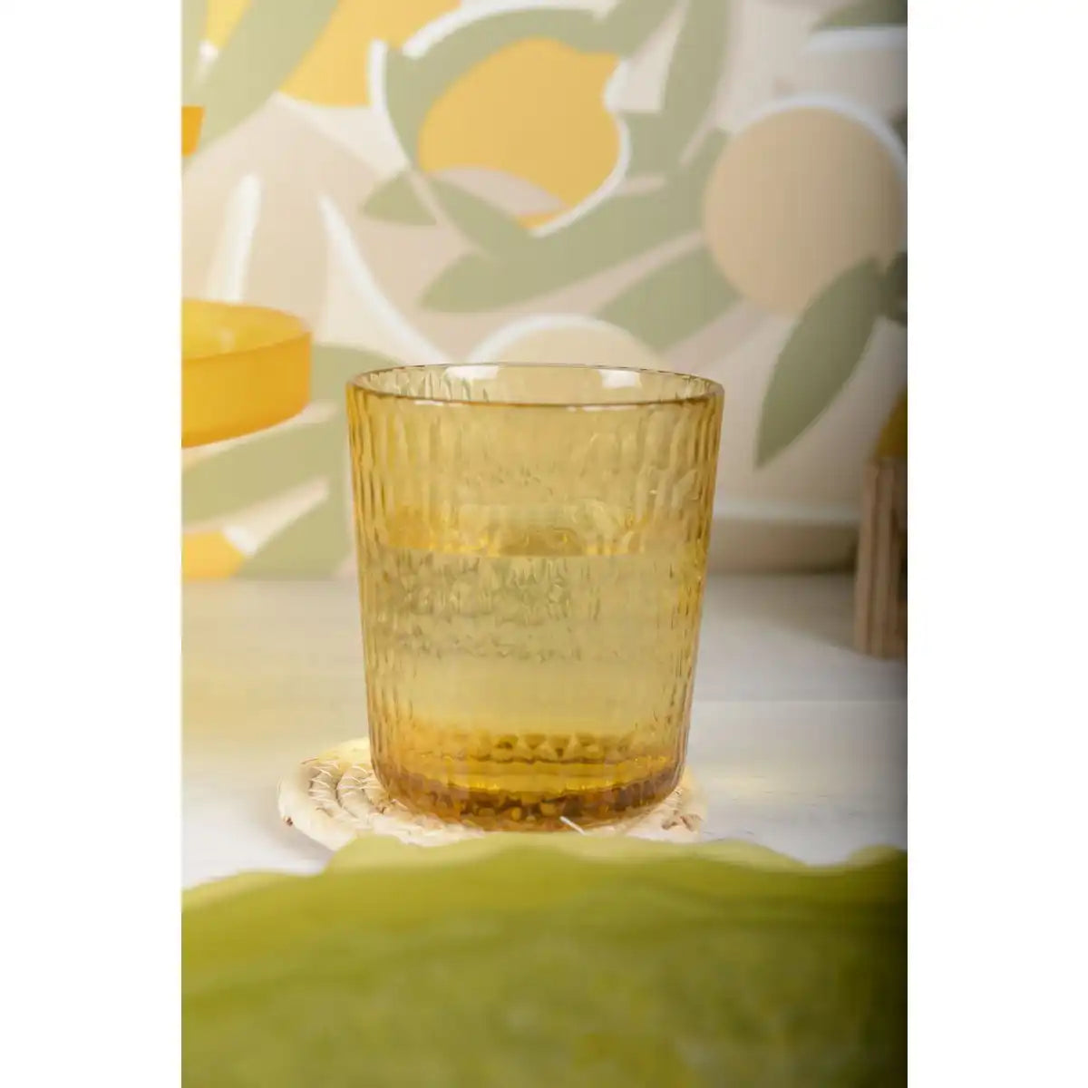 4 rundes Glas im Seil - HomeDesign Knaus