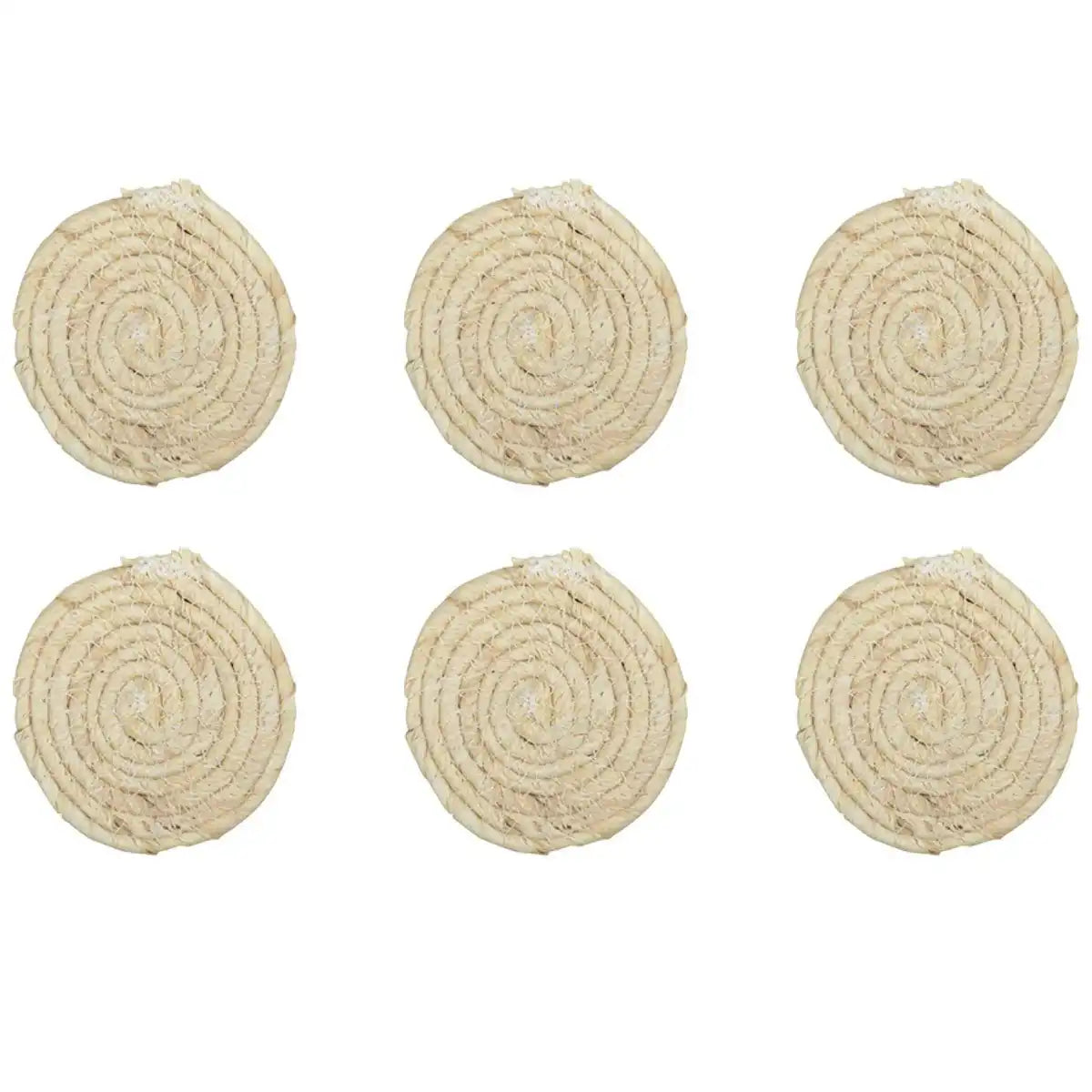 4 rundes Glas im Seil - HomeDesign Knaus