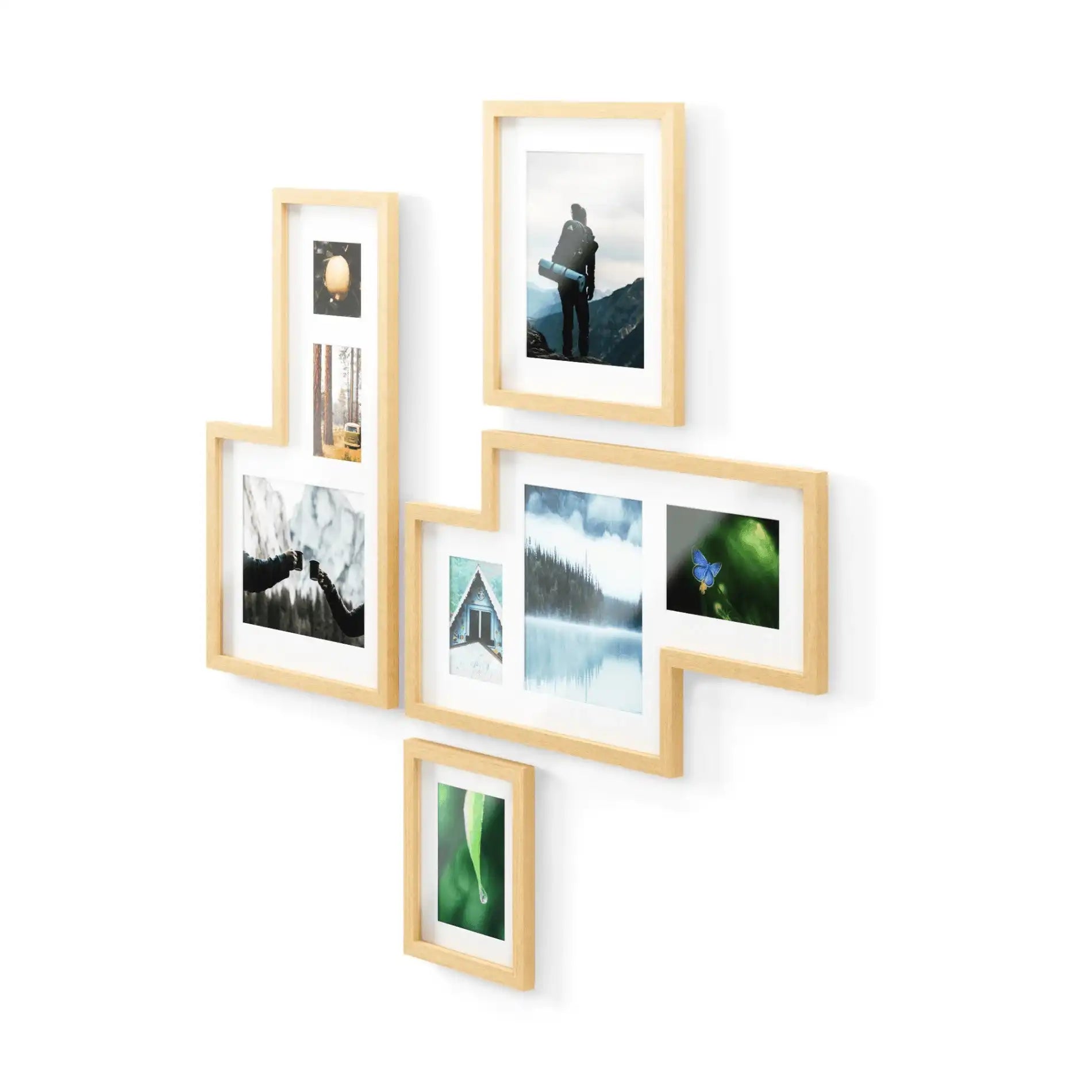 4-teilig Set Mingle Galerie Bilderrahmenund Fotocollage Wandbilderrahmen - HomeDesign Knaus