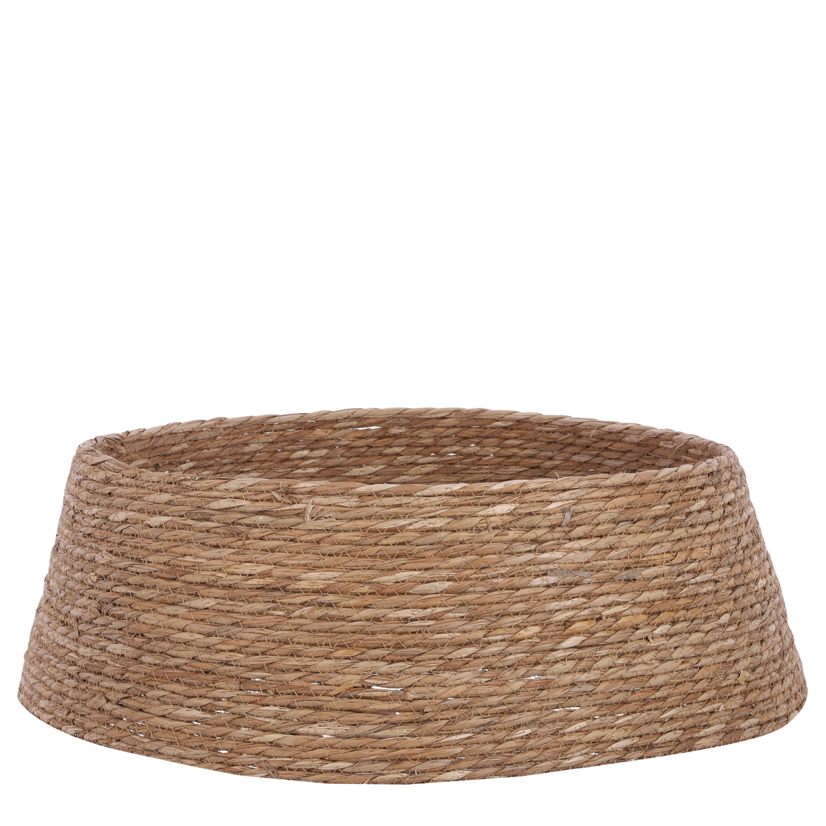 Weihnachtsbaumrock – H28 x Ø75 cm – Seegras – Naturbraun