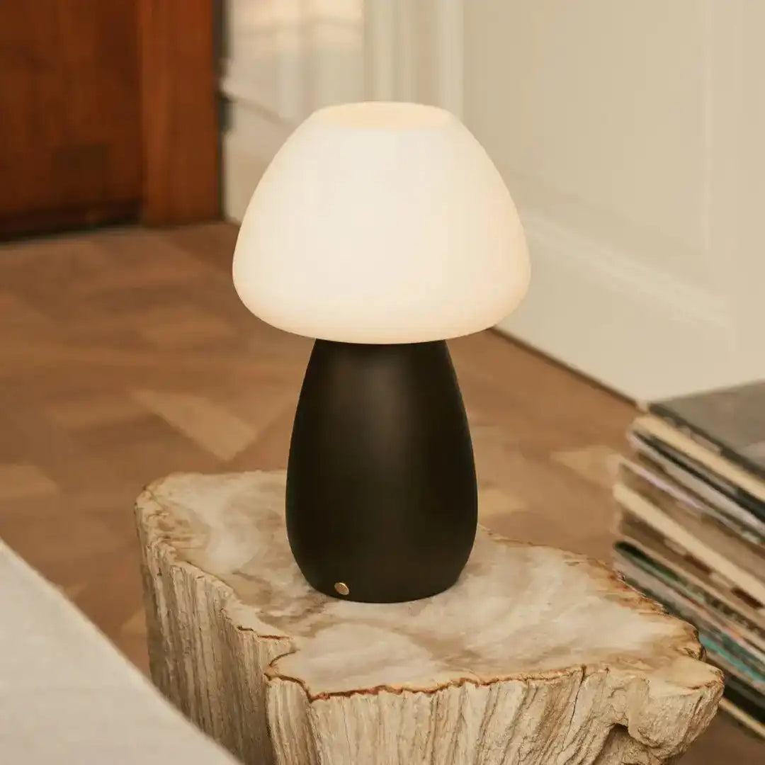 Bären Sie dunkelbraune stilvolle wiederaufladbare Lampe-schnurlos, dimmbar, umweltfreundliches Design