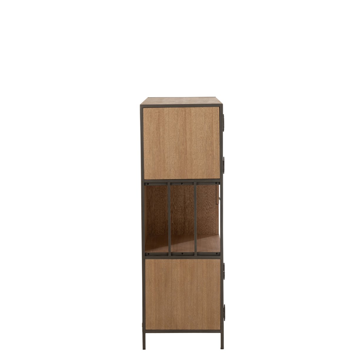 J-Line Compartments Schrank – Holz/Metall – Natur