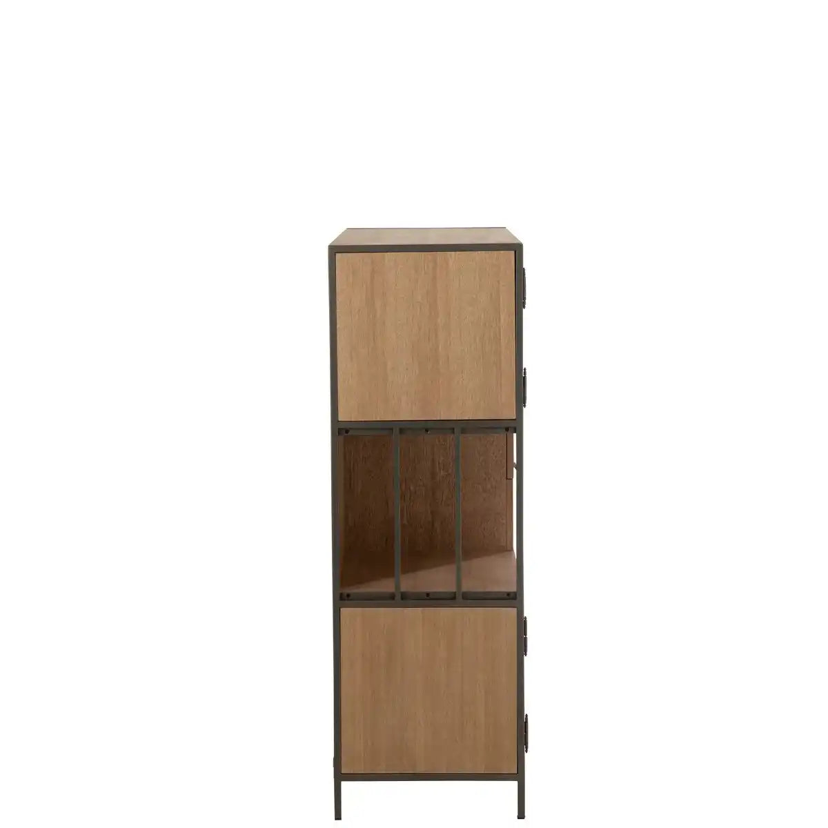 J-Line Compartments Schrank – Holz/Metall – Natur
