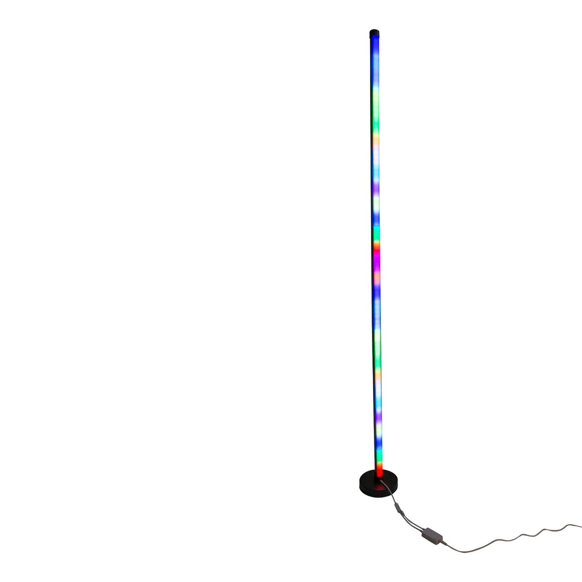 LED-Digital-Dekostehleuchte "MOTION LIGHT" 150 cm hoch, aus Metall und Kunststoff, bunt, LED Platine, Beleuchtung für Wohnzimmer, Esszimmer oder Büro