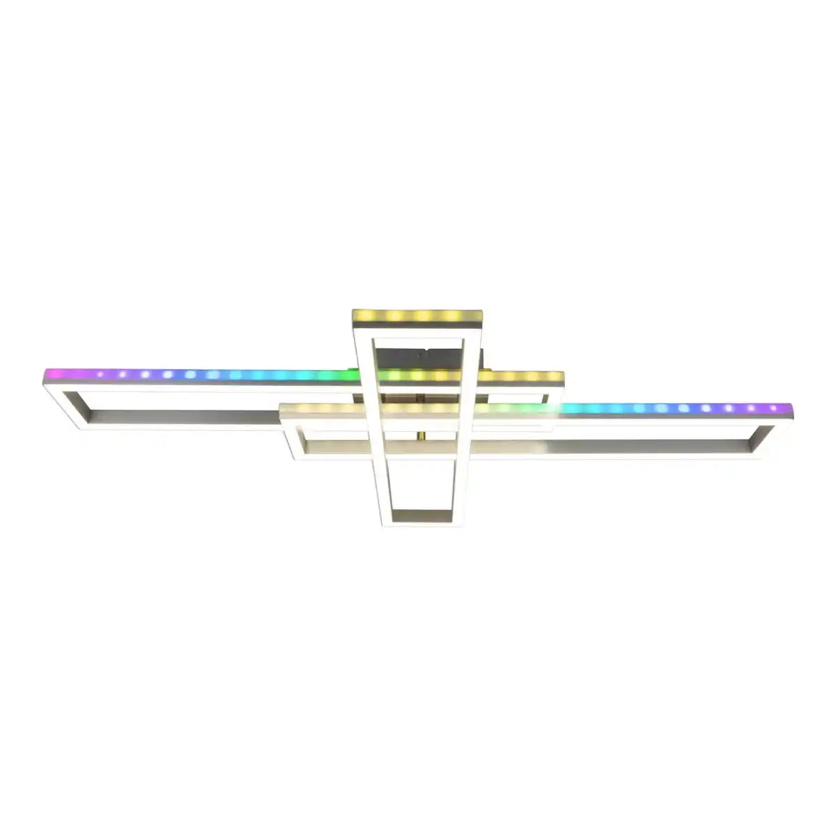 LED-CCT-Deckenleuchte + RGB-Backlight "BANTRY" mit vielen Funktionen, 95 cm lang, inklusive Fernbedienung