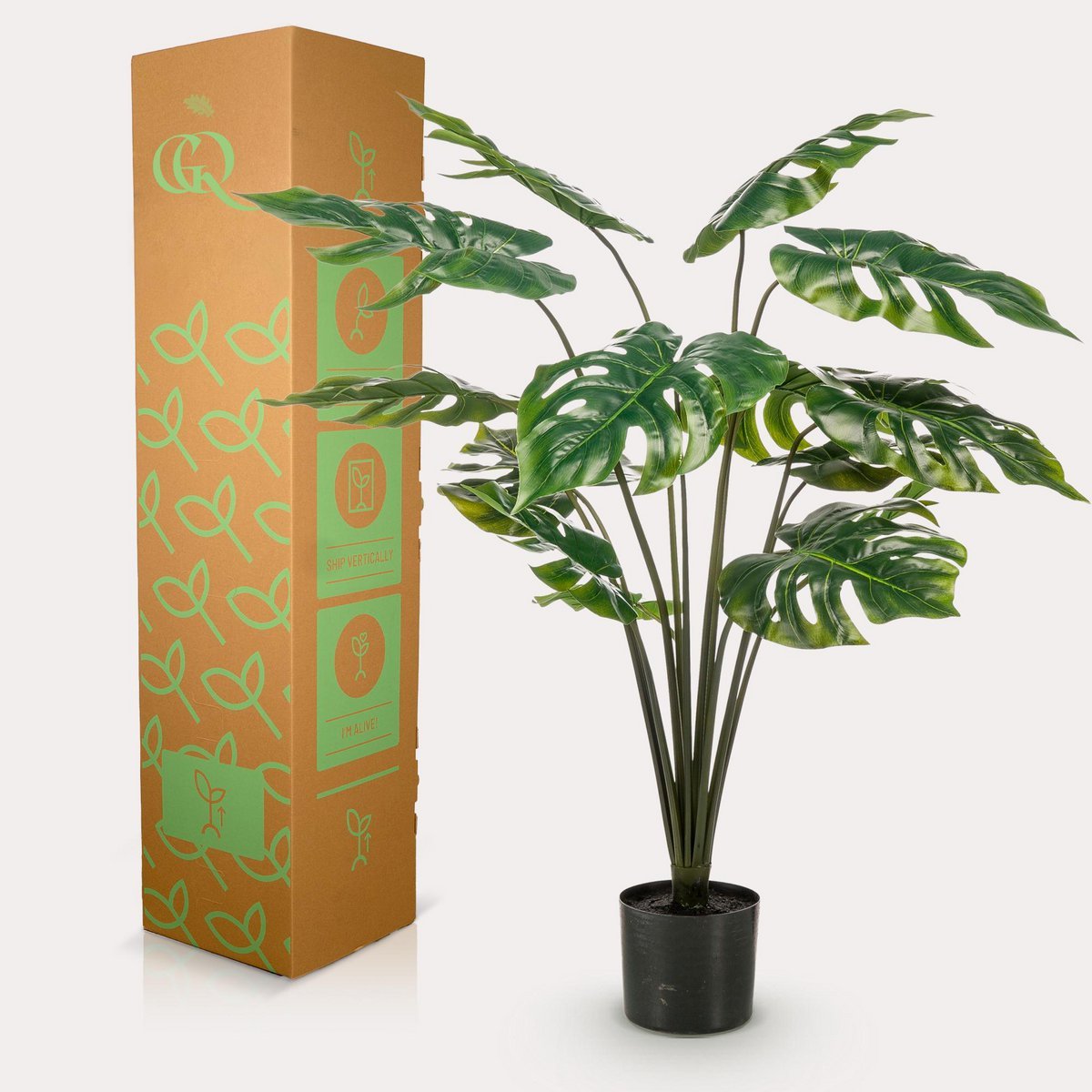 Monstera Deliciosa - Kunstpflanze - 95 cm