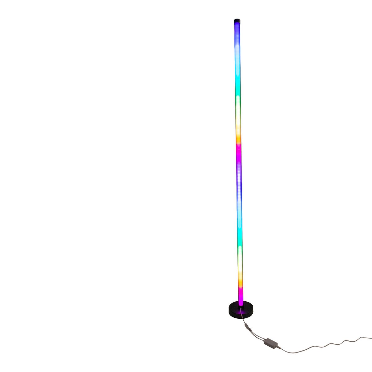 LED-Digital-Dekostehleuchte "MOTION LIGHT" 150 cm hoch, aus Metall und Kunststoff, bunt, LED Platine, Beleuchtung für Wohnzimmer, Esszimmer oder Büro