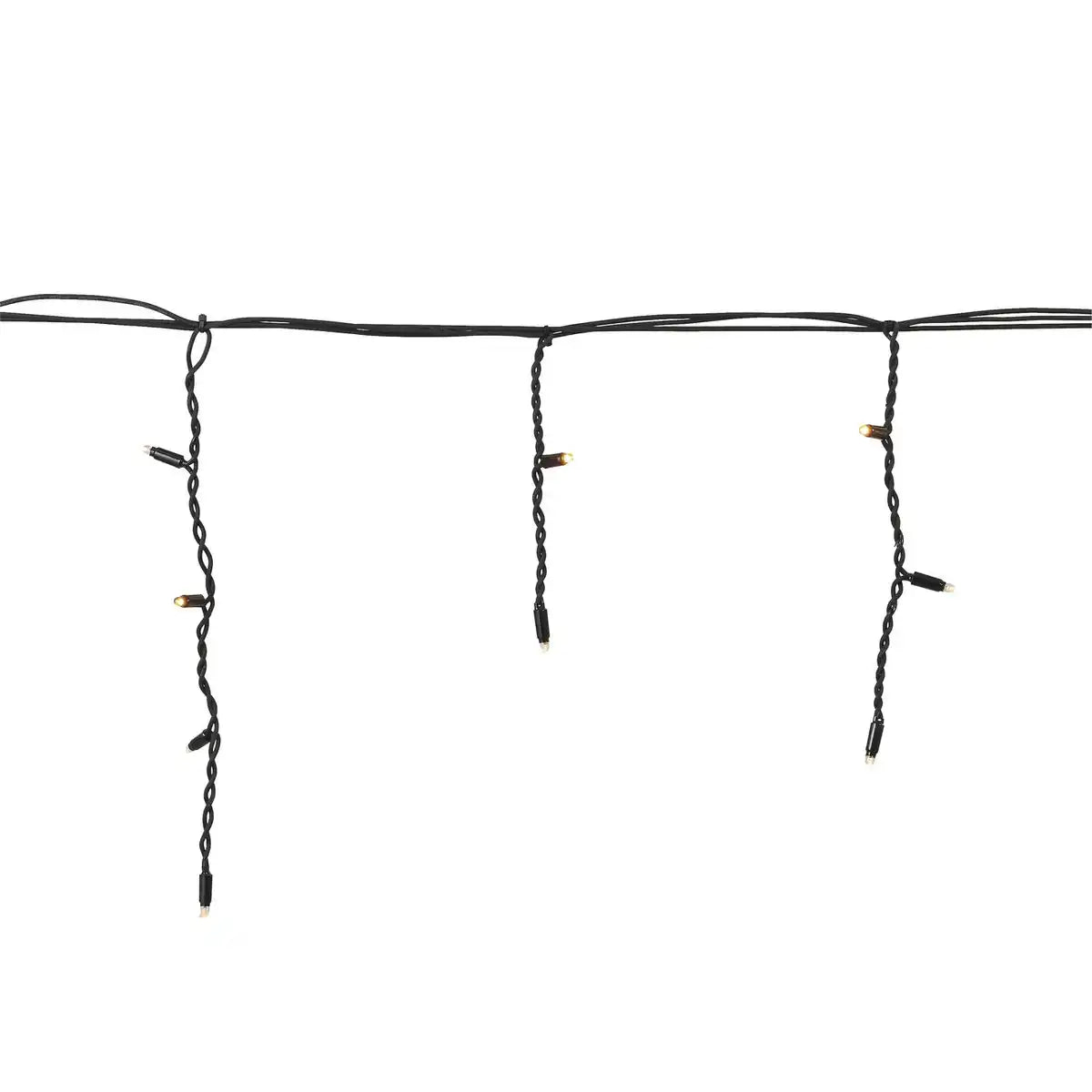 Lichtvorhang mit 38 LED-Lichtern – L300 x H40 cm – Warmweiß