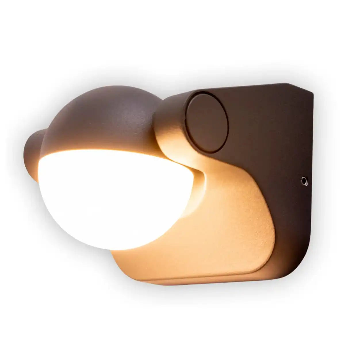 LED Außen Wandleuchte "PALLAS" , aus Metall und Kunststoff in Anthrazit, mit integrierter LED