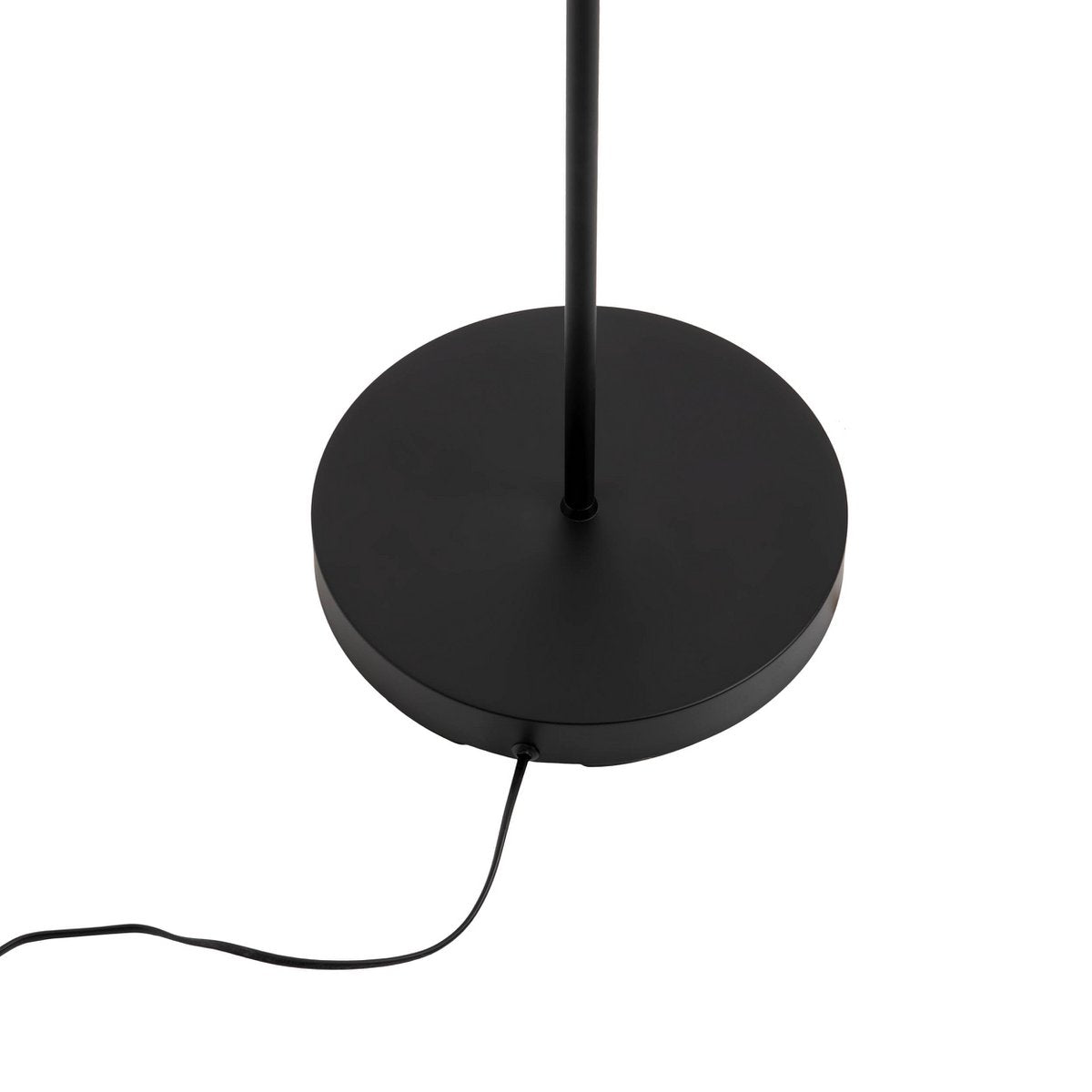 Stehleuchte "MODO" aus Metall in Schwarz,, Fassungen in Gold, E27-Fassung, Stehlampe für Wohnzimmer, Esszimmer, Küche, Diele, Flur oder Büro, 150 x 49 cm