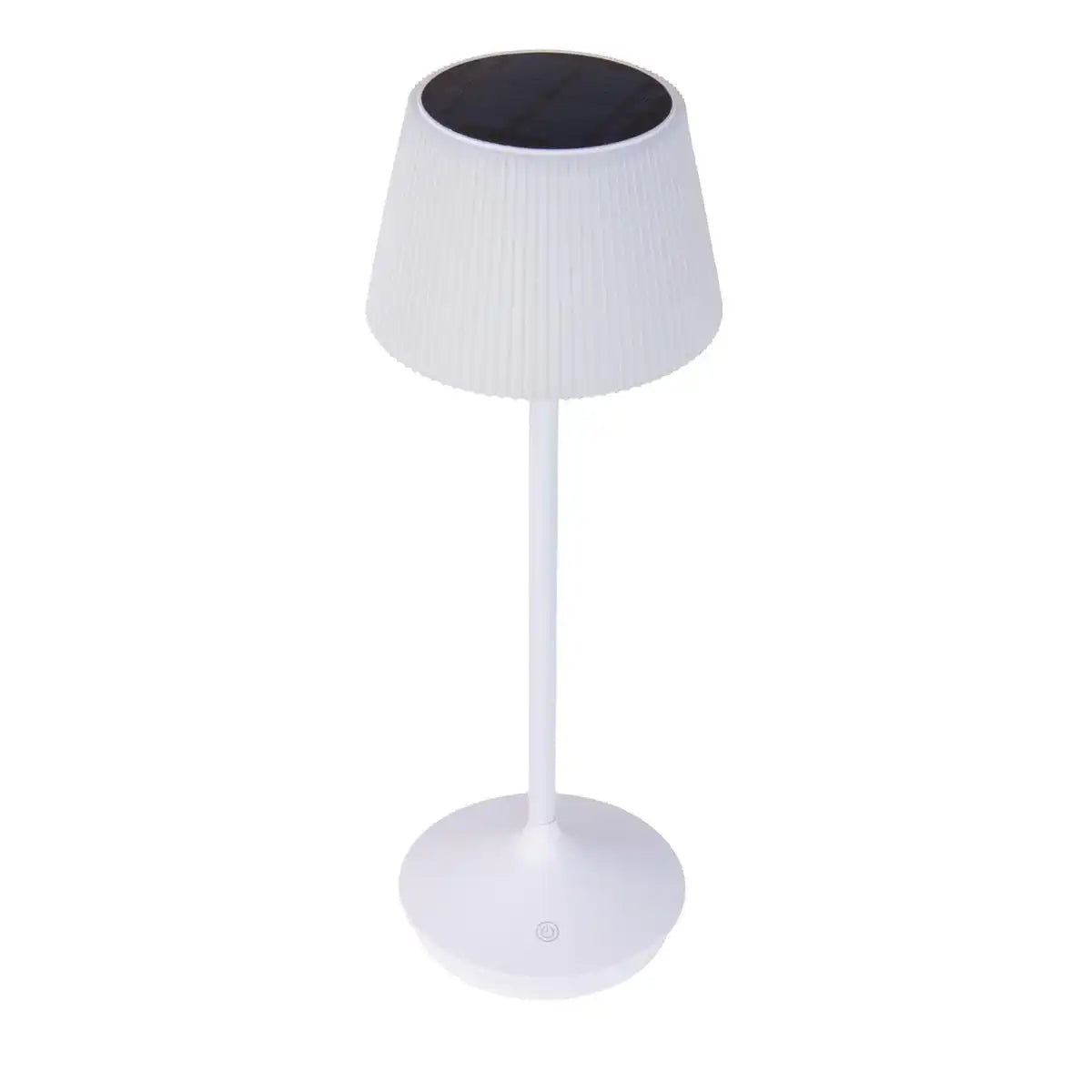 LED Leuchte "EMMI" für Außen und Innen, Tischlampe aus Metall und Kunststoff, mit fest verbauten LEDs, LED Tischlampe für Balkon, Terrasse, Garten, Wohnzimmer, Wintergarten, ca. 38 cm hoch