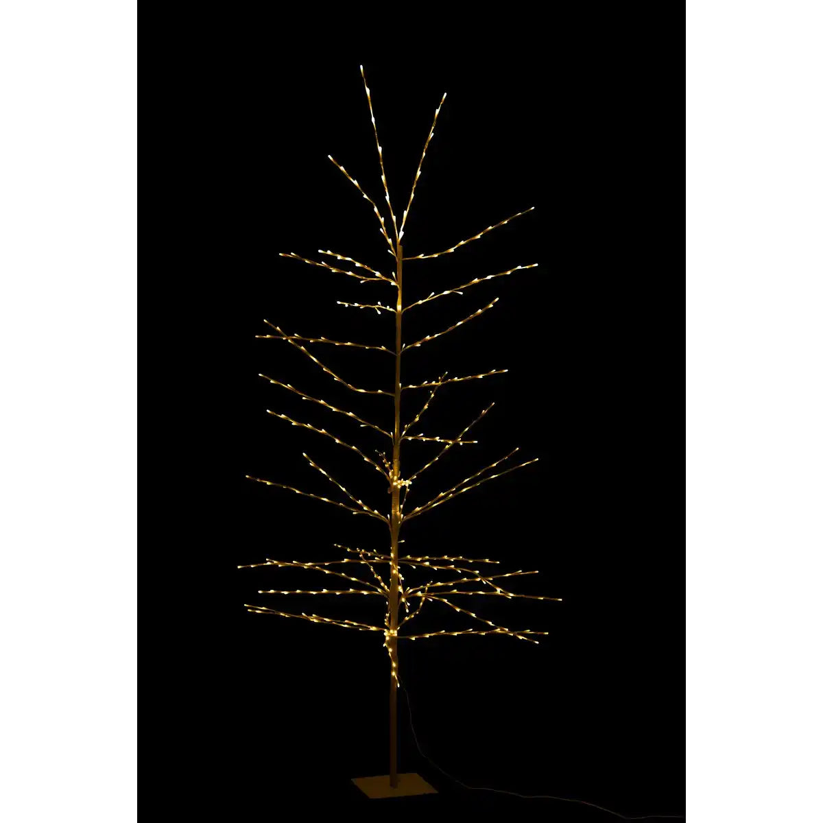J-Line Weihnachtsbaum Bare+ LED Metall Weiß