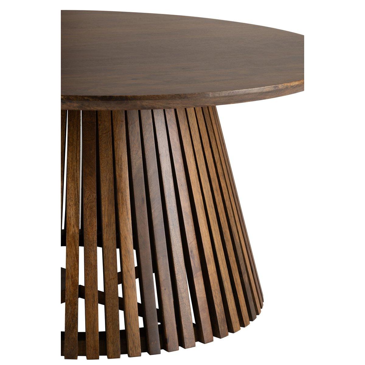 J-Line Tisch Vincent Mangoholz Braun Medium