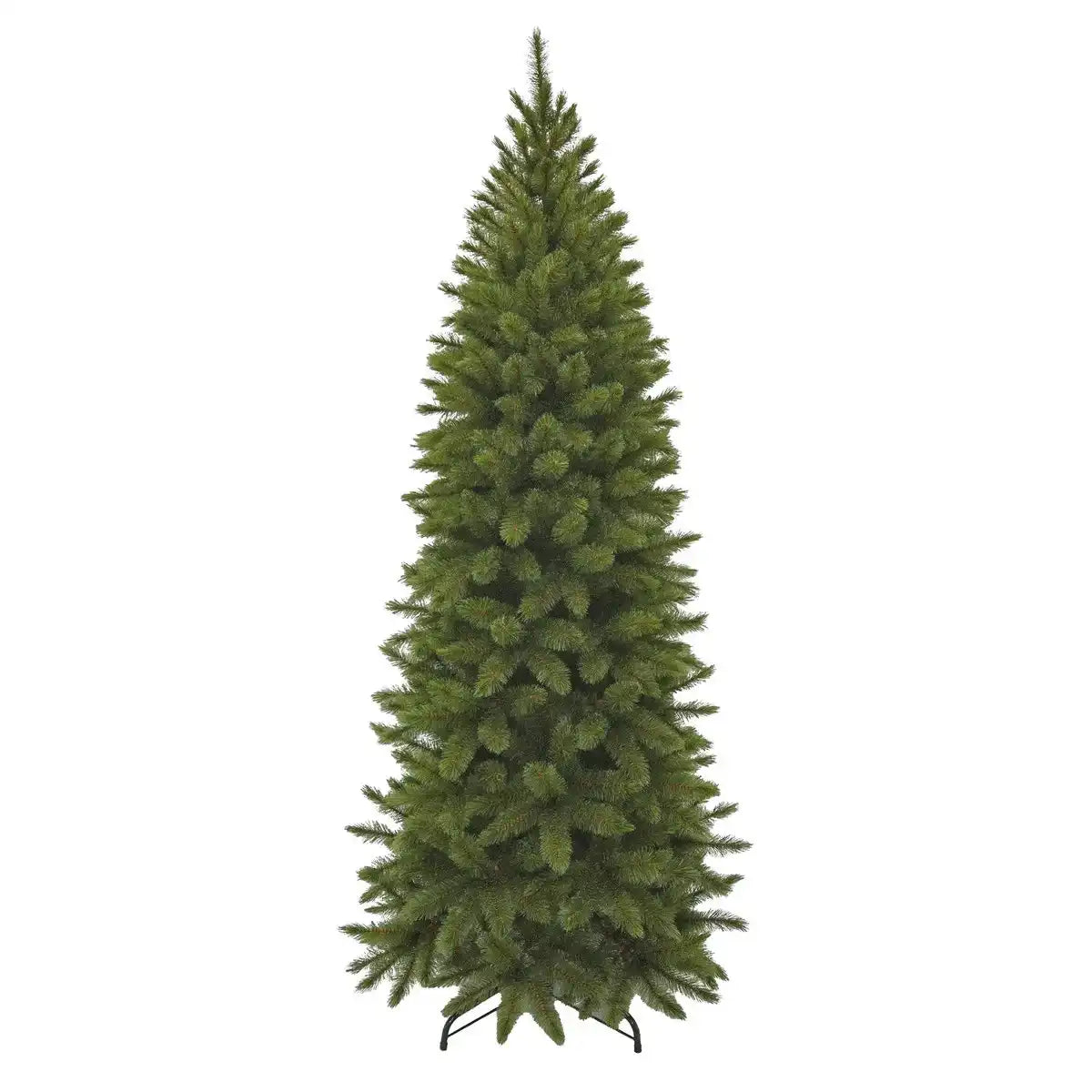 Schmaler künstlicher Weihnachtsbaum von Bristlecone – H230 x Ø94 cm – Grün