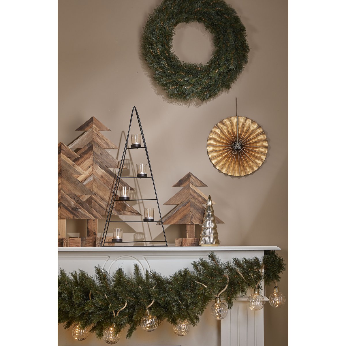 Wald Frosted Guirande Swag - L180 cm - Groen