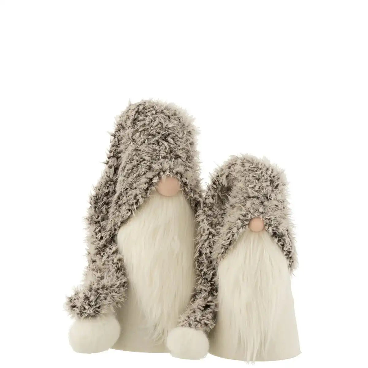 J-Line Weihnachtsanhänger – Polyresin – Grau – groß