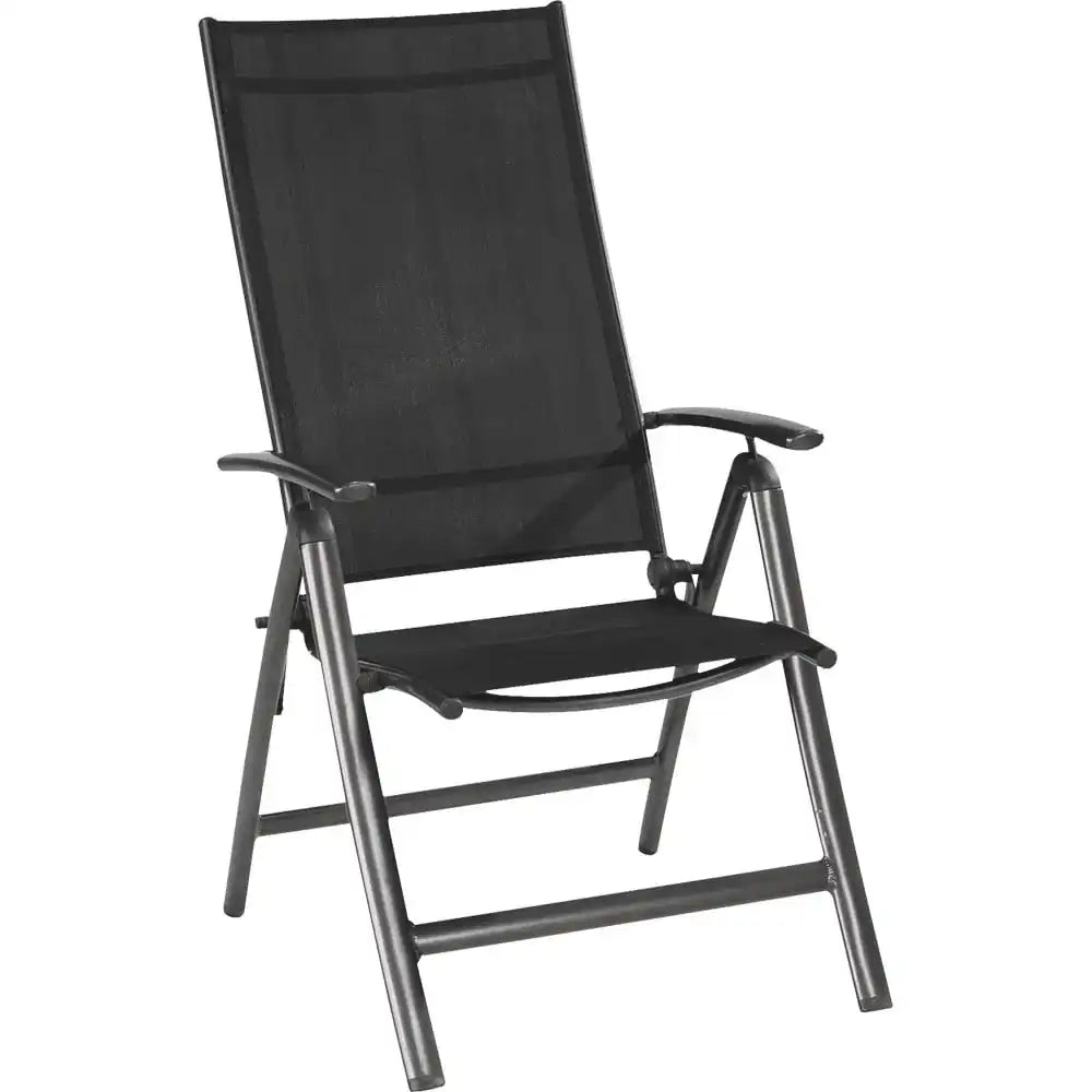 4er Set Gartenstuhl Hochlehner verstellbarer Rückenlehne Prego - HomeDesign Knaus