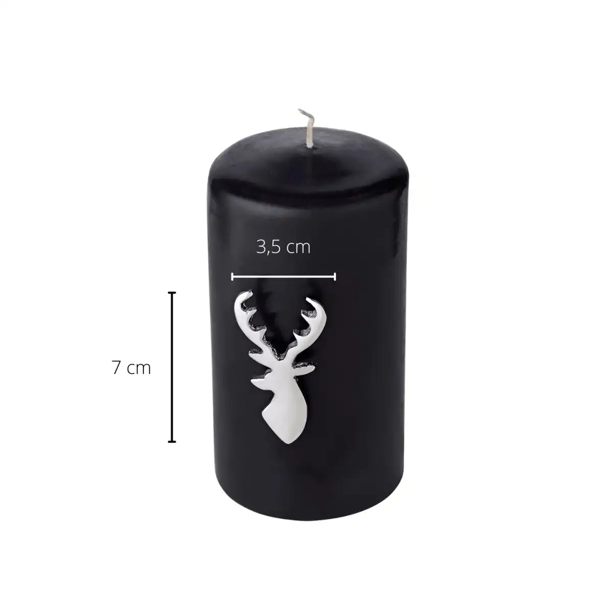 4er-Set Kerzenpin Risa (Höhe 7 cm), Kerzenstecker, Alumnium - HomeDesign Knaus