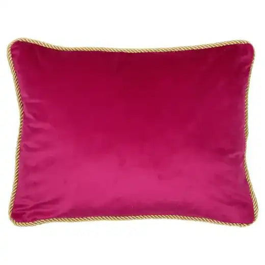 4er Set Samtkissen Zierkissen Samt 35x45cm - HomeDesign Knaus