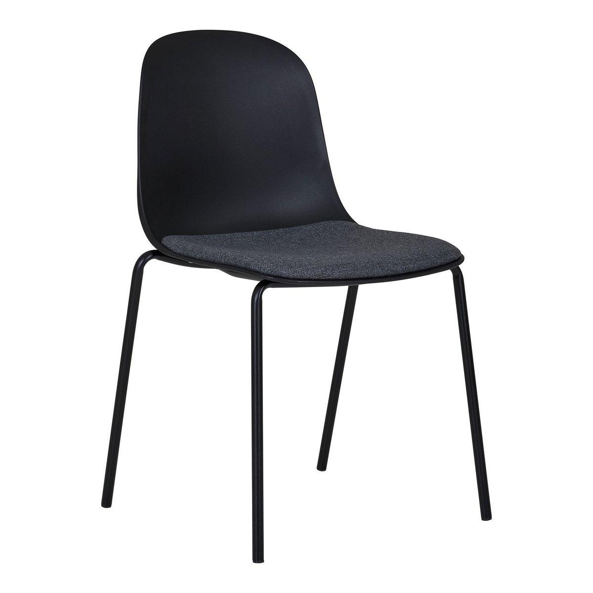 Madalena Esszimmerstuhl – Schwarz, 53 x 50 x 85 cm – 2er-Set