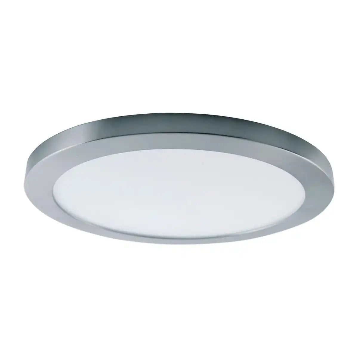 LED Deckenleuchte "BONUS", Funktion, Deckenlampe aus Metall und Kunststoff in Chrome/weiß wechselbar, mit fest verbauten LEDs, 33 cm Durchmesser