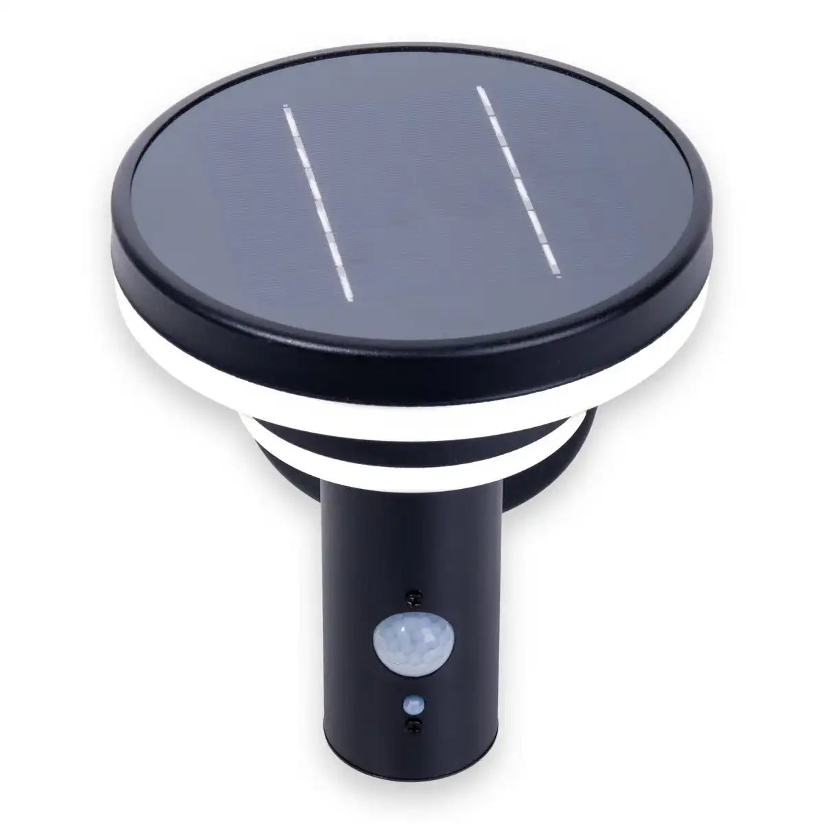 LED Solar Außenwandleuchte "NORA" , für Außen, Wandleuchte - Metall und Kunststoff in Schwarz, mit integrierter LED