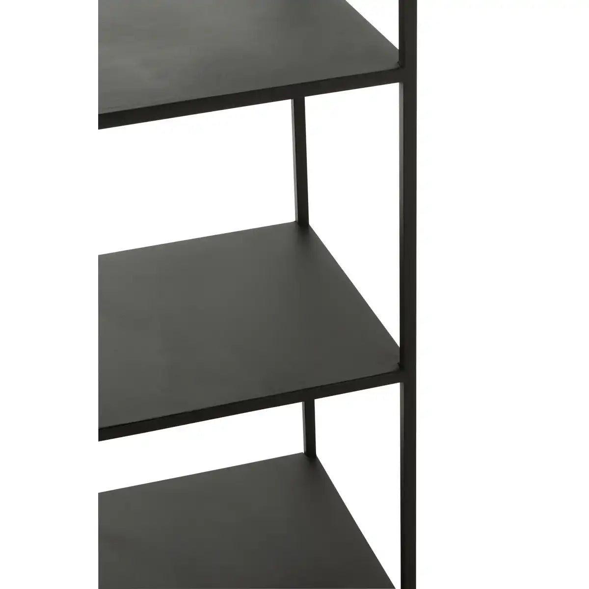 J-Line Rack 6 Ebenen Metall Schwarz
