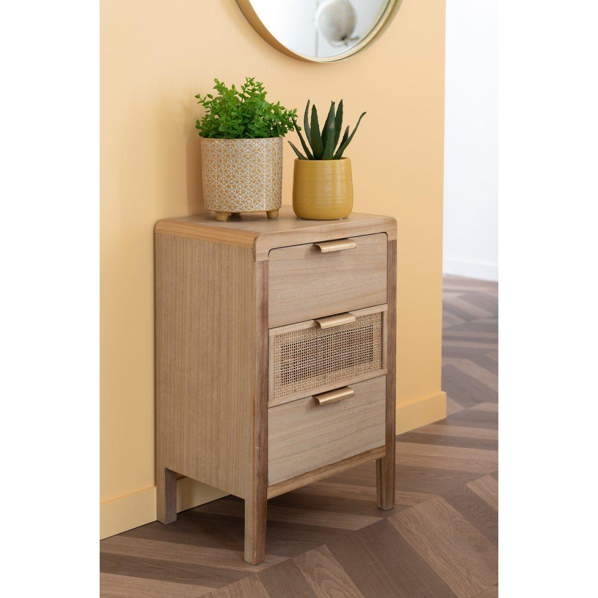 J-Line Blumentopf Plain – Keramik – Ocker – mittel – Ø 14,50 cm