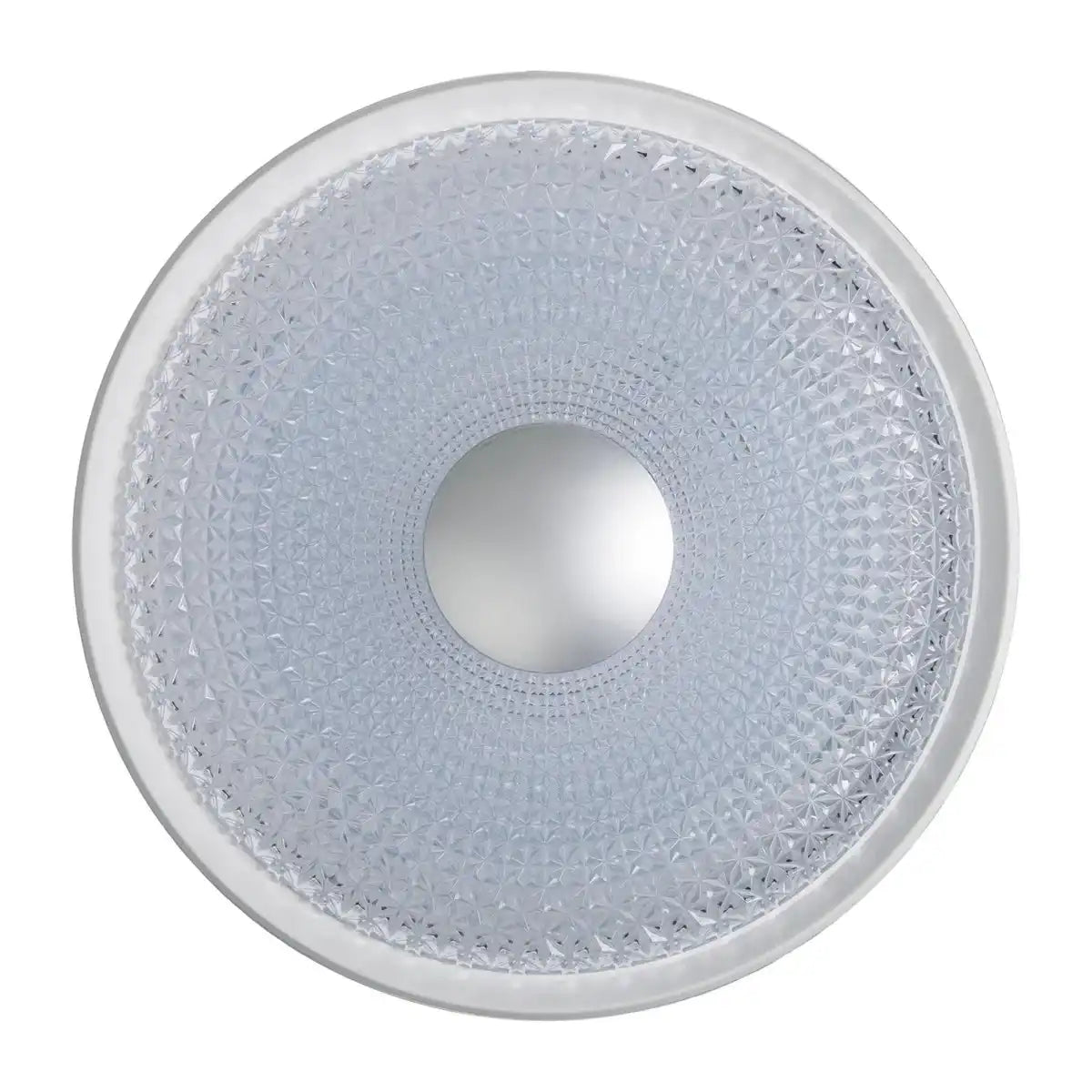 LED Deckenleuchte "BOISE" Ø 51 cm mit vielen Funktionen, aus Metall und Kunststoff, weiß, mit integrierten LEDs, Beleuchtung für Wohnräume oder Büro
