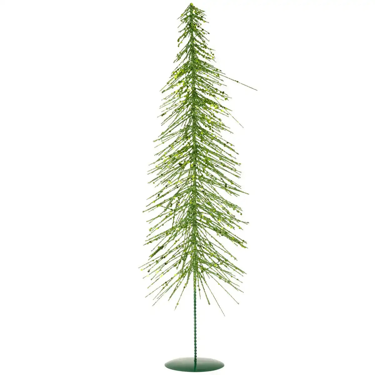 J-Line Weihnachtsbaum Glitzer Plastik dunkelgrün groß
