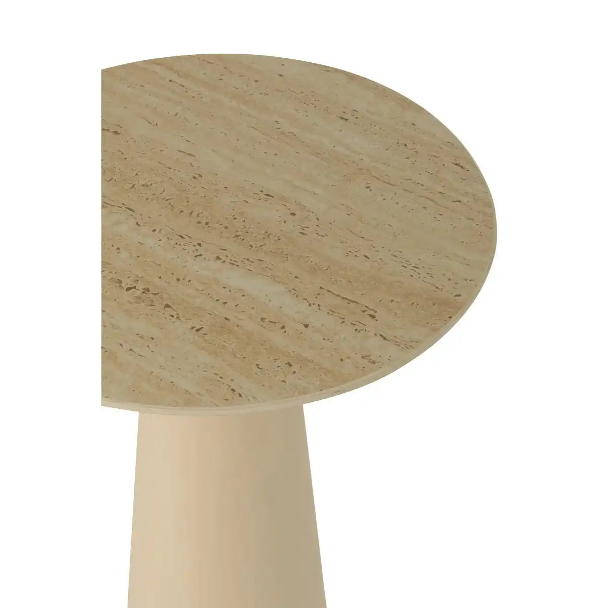 J-Line Side Table Spalte Kegel Iron Ecru/Beige