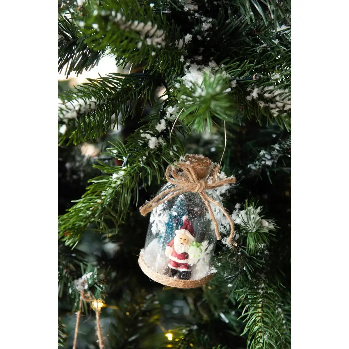 J-Line Weihnachtshänger – Glas – transparent
