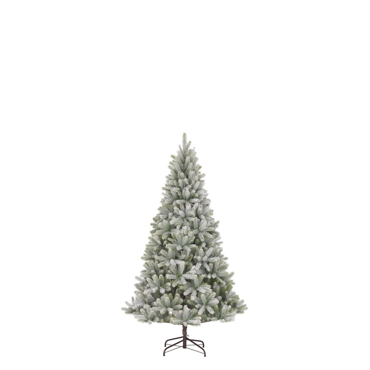 Künstlicher Weihnachtsbaum – H120 x Ø79 cm – Grün gefrostet