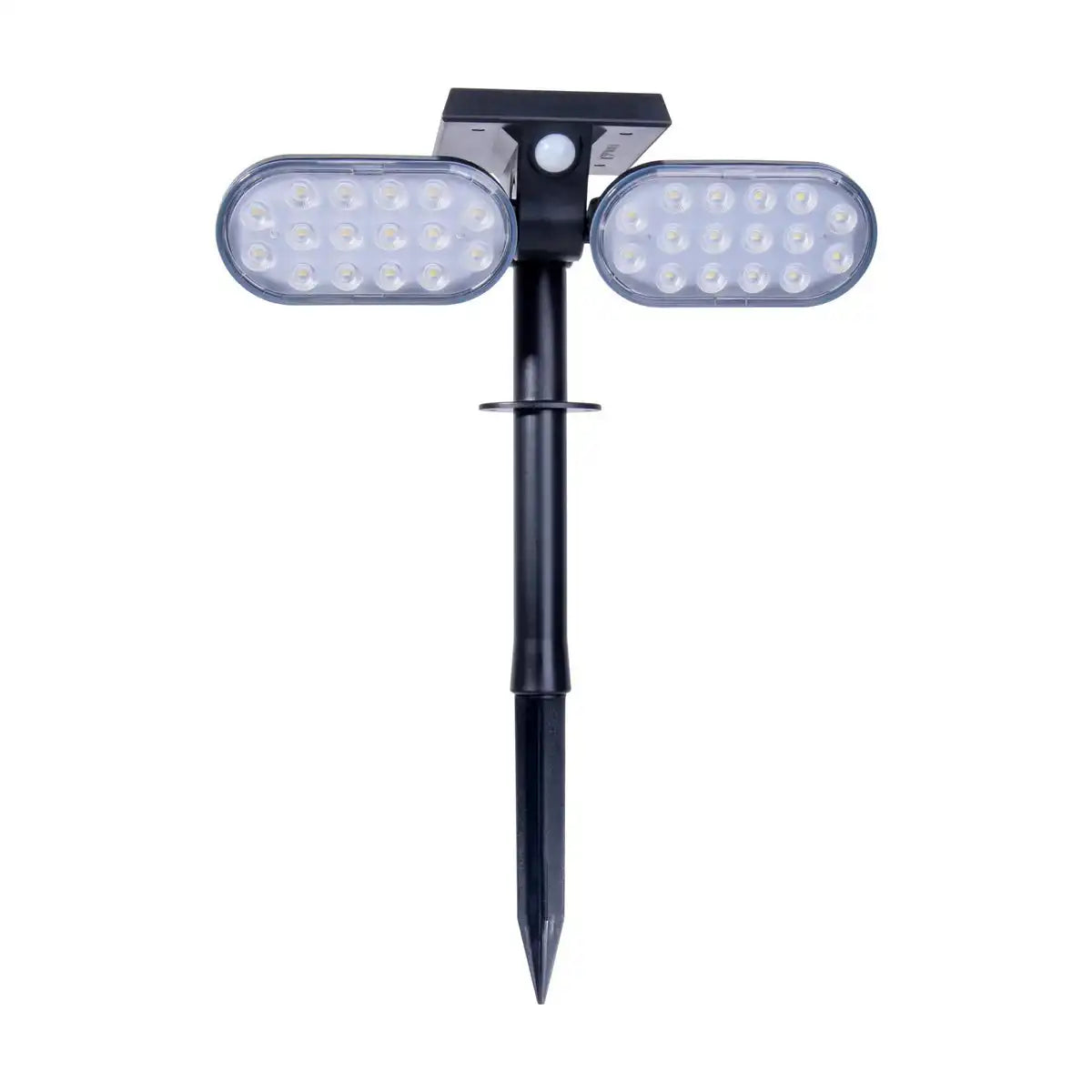 LED Solarstrahler "Paco" für den Außenbereich mit fest verbauter LED, Solar-Erdspieß aus Kunstoff in Schwarz, Höhe 31,9 cm