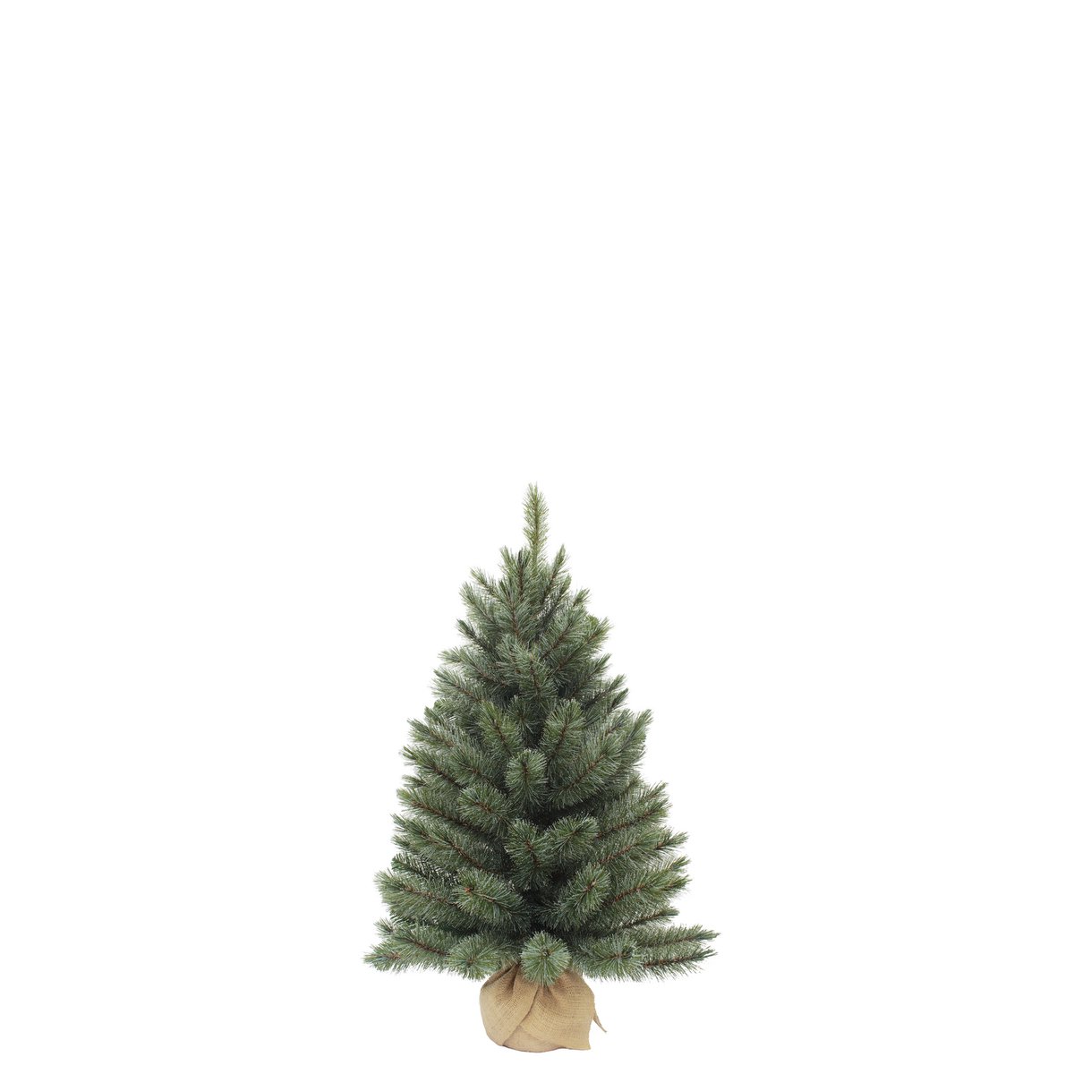 Künstlicher Weihnachtsbaum aus Jute – H45 x Ø36 cm – Blau