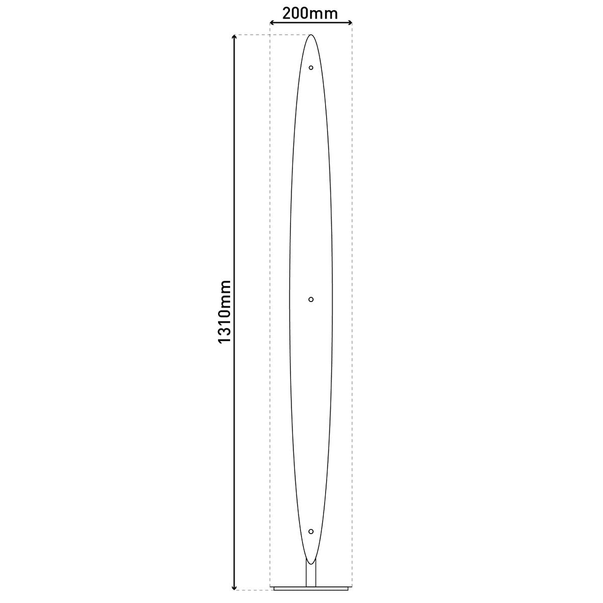 LED-Stehleuchte "SURF"