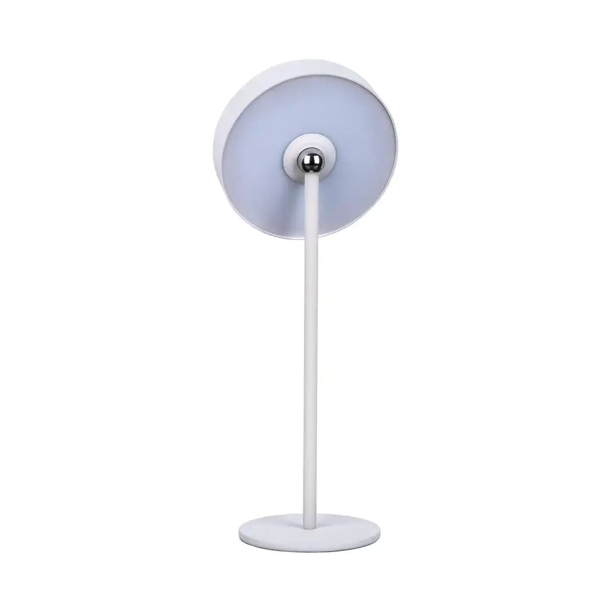 LED-Akku-Tischleuchte magnetisch "ELLA" für Außen und Innen, aus Metall und Kunststoff in Weiß , 35 cm hoch