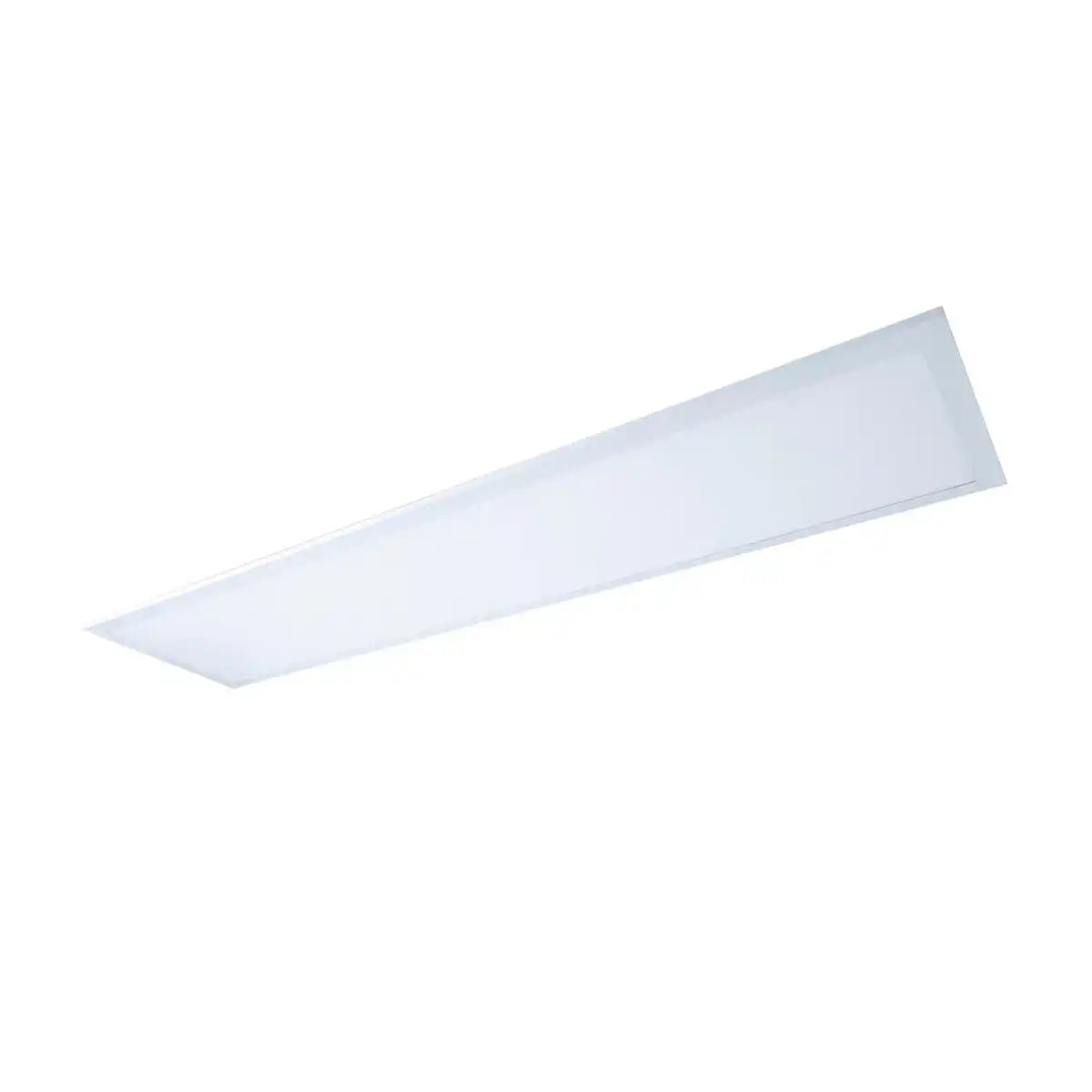 LED Panel-Deckenleuchte "NICO", funktionelle Deckenleuchte aus Metall und Kunststoff in weiß, mit festverbauten LED und vielen Funktionen, ideal für Büro, Praxis oder Werkstatt, ca. 119,5 cm lang