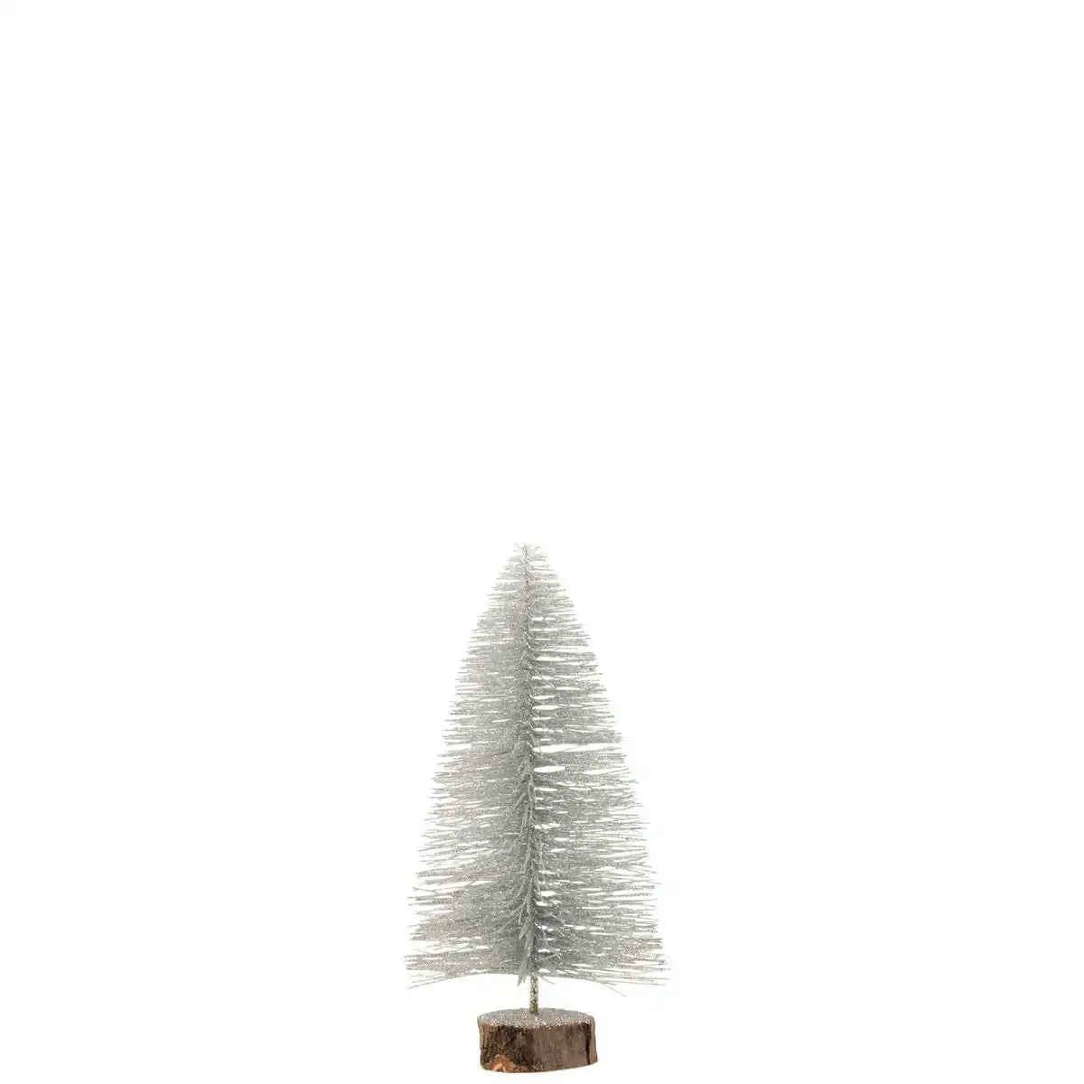 J-Line Weihnachtsbaum - Kunststoff - Silber - klein
