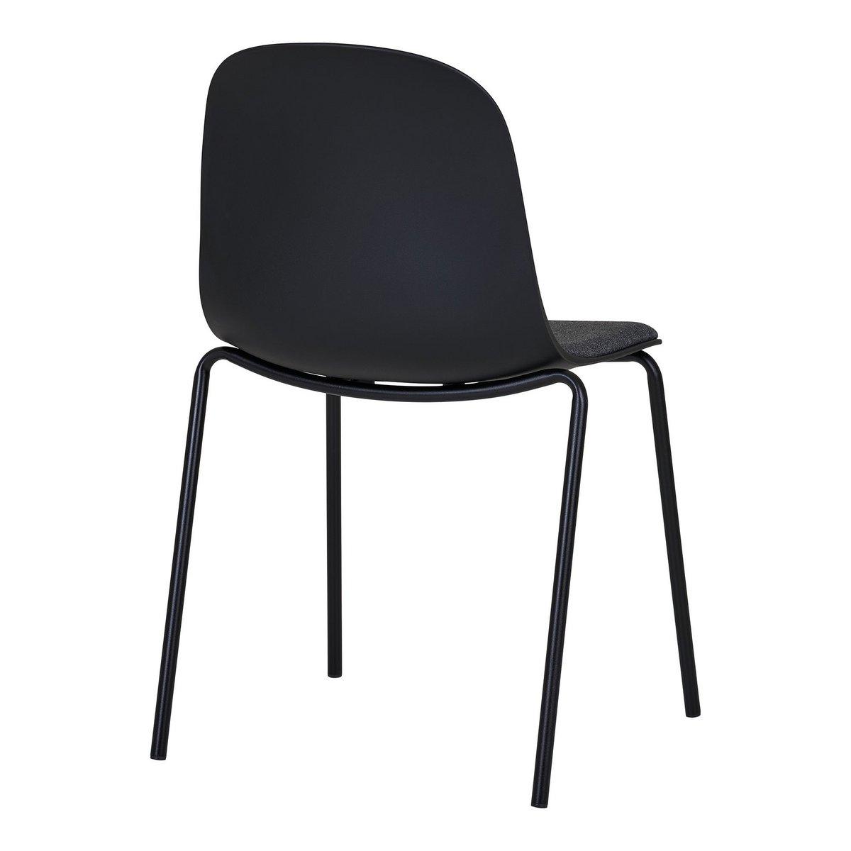 Madalena Esszimmerstuhl – Schwarz, 53 x 50 x 85 cm – 2er-Set