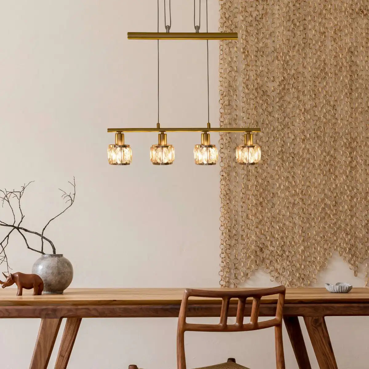 LED-Gegenzugpendelleuchte "JOSEFA" E14 Filament