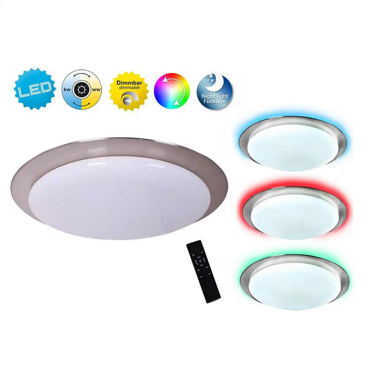 LED Deckenleuchte "TRIEST" d: 58,5cm