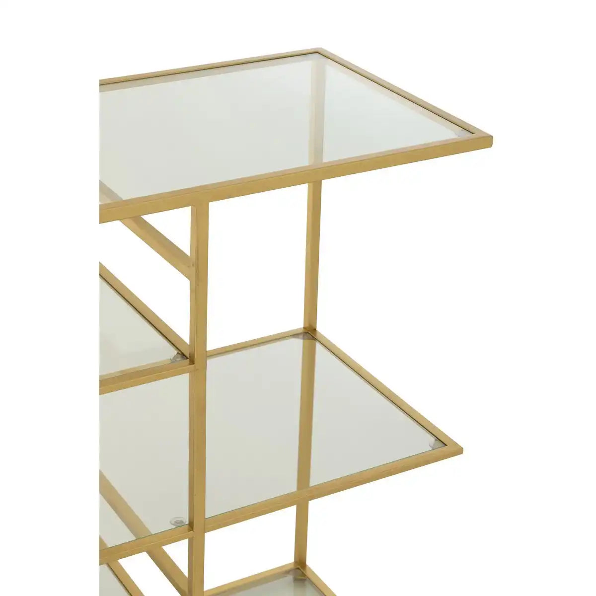 J-Line-Konsolen-Eisen/Glas Gold gefärbt