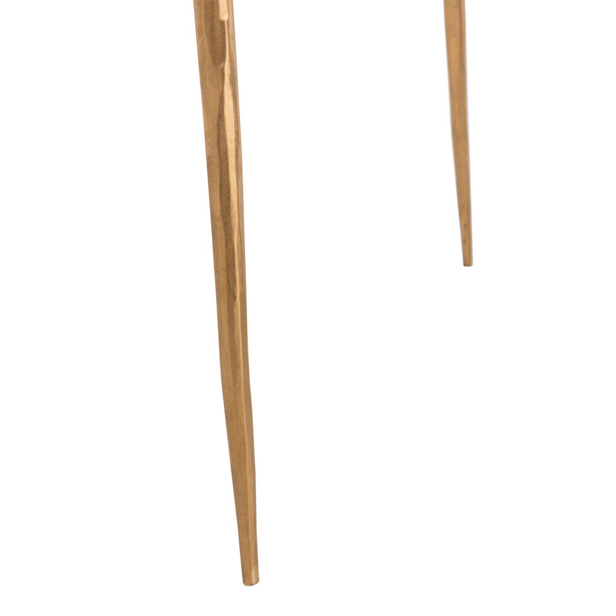 J-Line Beistelltisch – Marmor/Eisen – Gold/Weiß