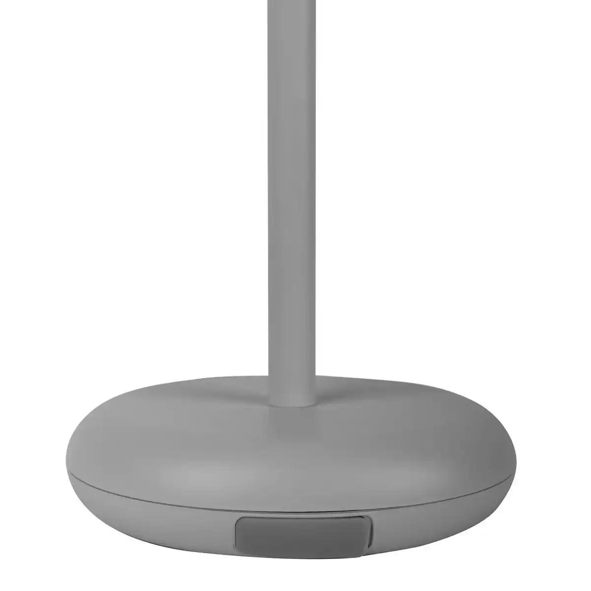 Akku-Tischleuchte "PASI" für Außen und Innen, aus Metall und Kunststoff in Grau, dimmbar, mit Touch- und Memory-Funktion, ca. 26 cm hoch