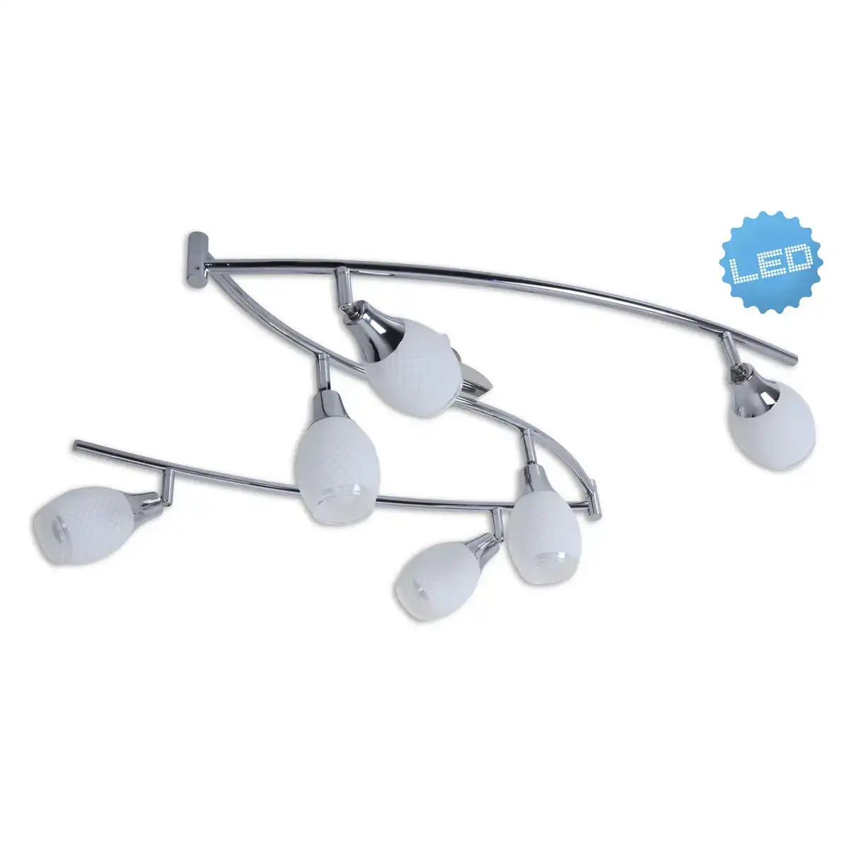6er LED-Wand- u. Deckenschiene "Rom"
