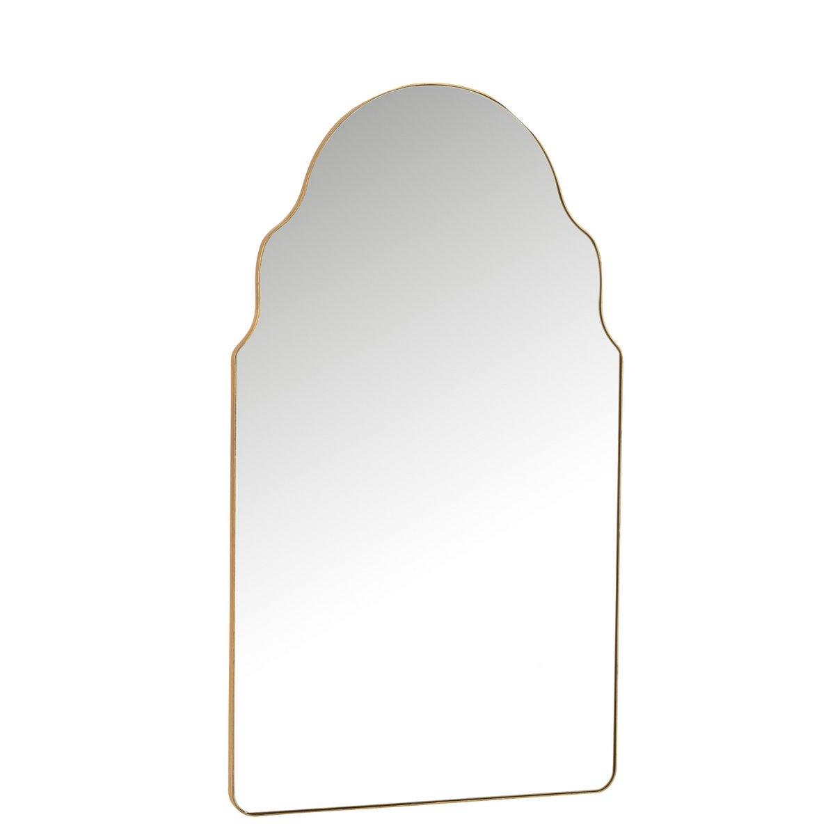 J-Line Spiegel West – Glas – Gold – Wohnaccessoires